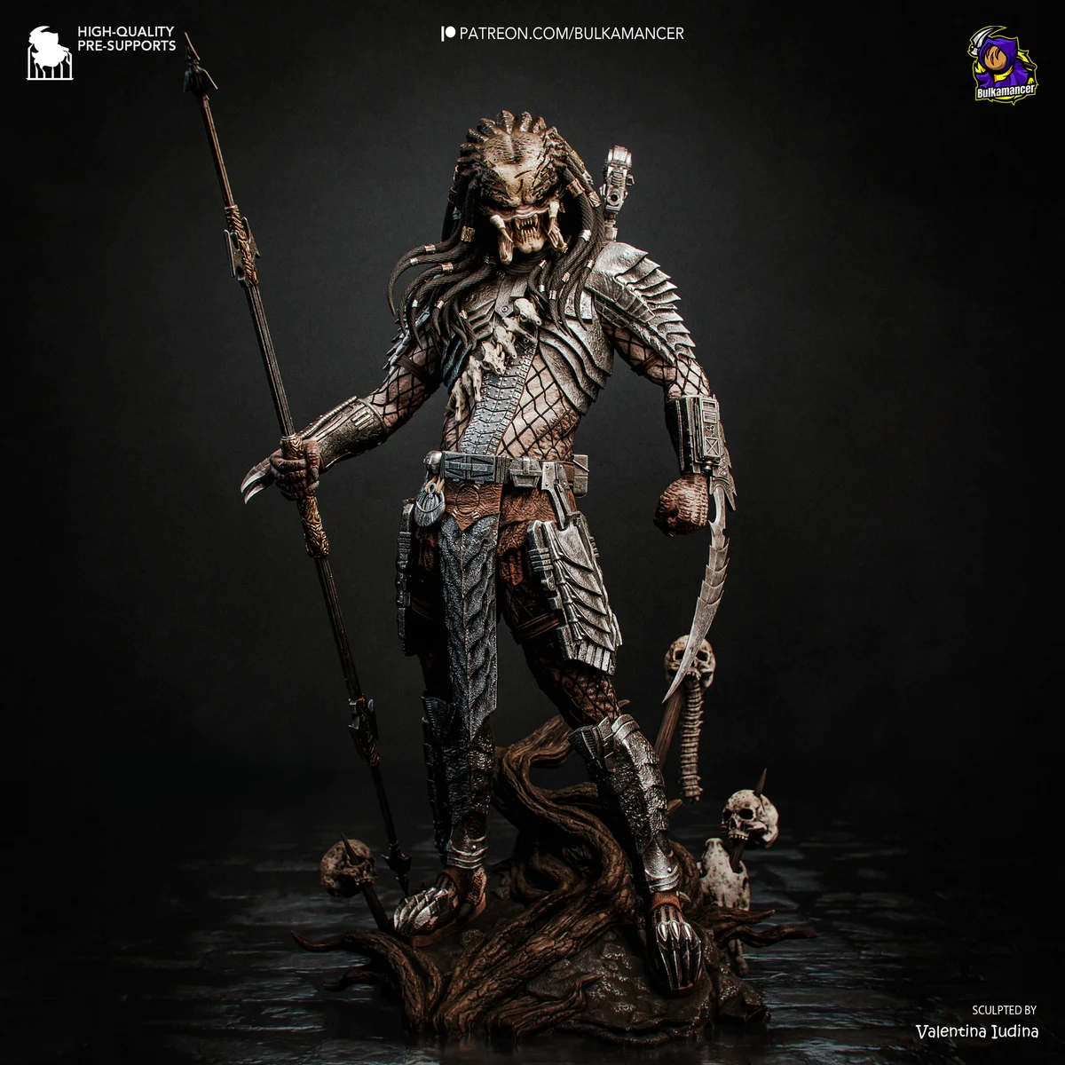 Predator | Fan Art | 3D Printed Resin Model Garage Kit | *Un-Painted* | Bulkamancer 3