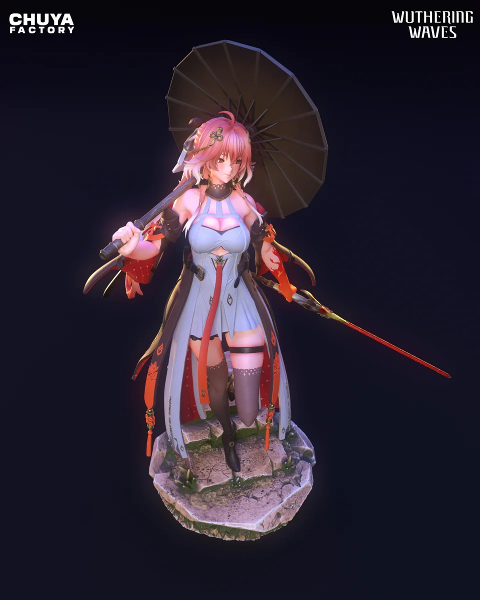Chang Li | Fan Art | 3D Printed Resin Model Garage Kit | *Un-Painted* | Chuya Factory 3