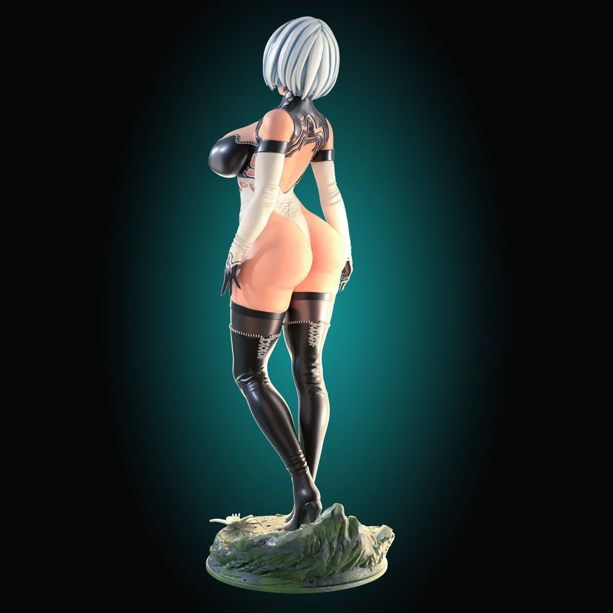 Battle Android | Fan Art | 3D Printed Resin Model Garage Kit | *Un-Painted* | Officer Rhu 5