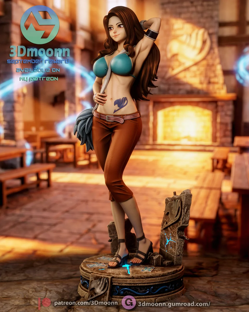 Cana Alberona | Fan Art | 3D Printed Resin Model Garage Kit | *Un-Painted* | 3DMoonn 3