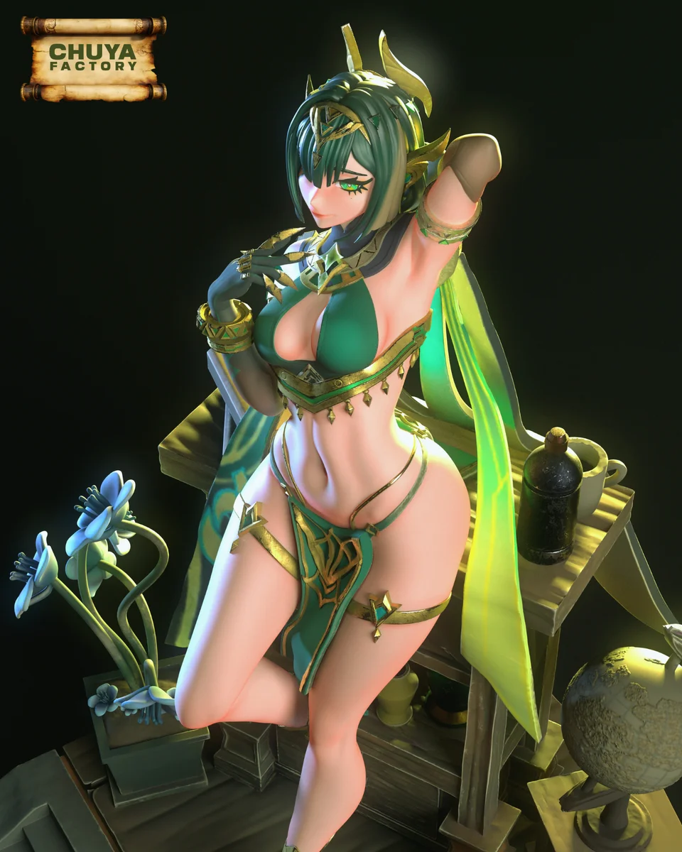 Nefer | Fan Art | 3D Printed Resin Model Garage Kit | *Un-Painted* | Chuya Factory 3