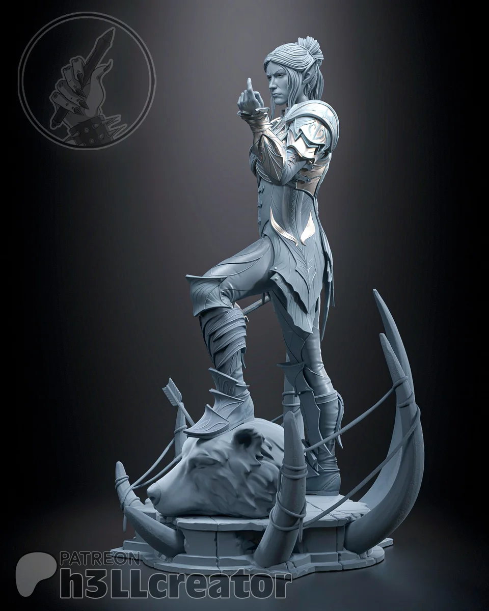 Minthara | Fan Art | 3D Printed Resin Model Garage Kit | *Un-Painted* | H3LL Creator 10