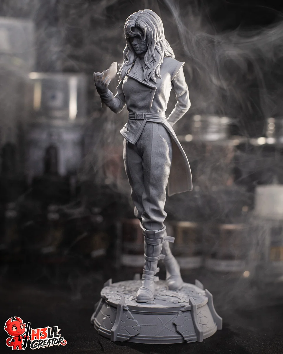 Alicia | Fan Art | 3D Printed Resin Model Garage Kit | *Un-Painted* | H3LL Creator 12