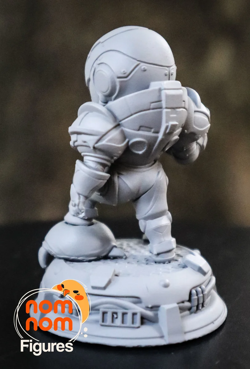 Chibi Samus | Fan Art | 3D Printed Resin Model Garage Kit | *Un-Painted* | Nomnom 3