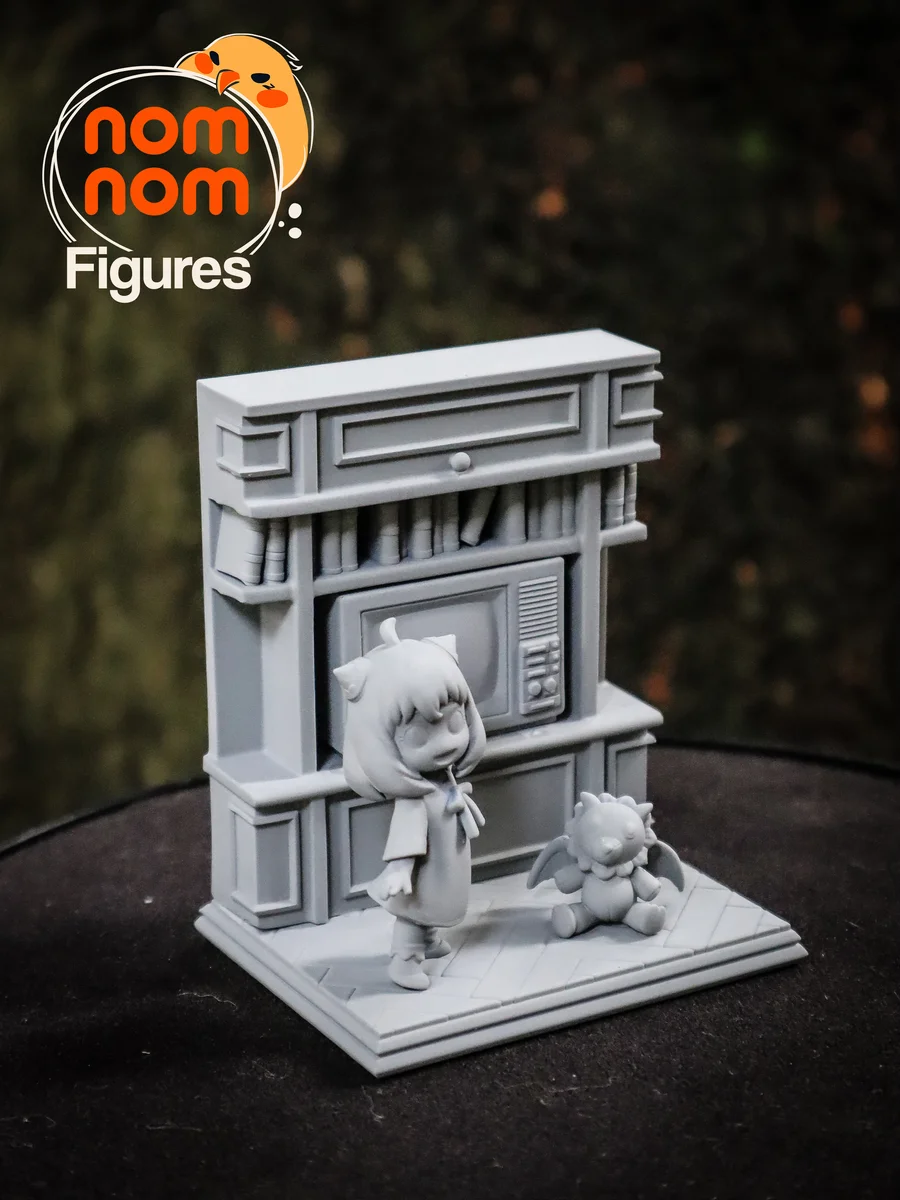 Chibi Anya Forger | Fan Art | 3D Printed Resin Model Garage Kit | *Un-Painted* | Nomnom 6