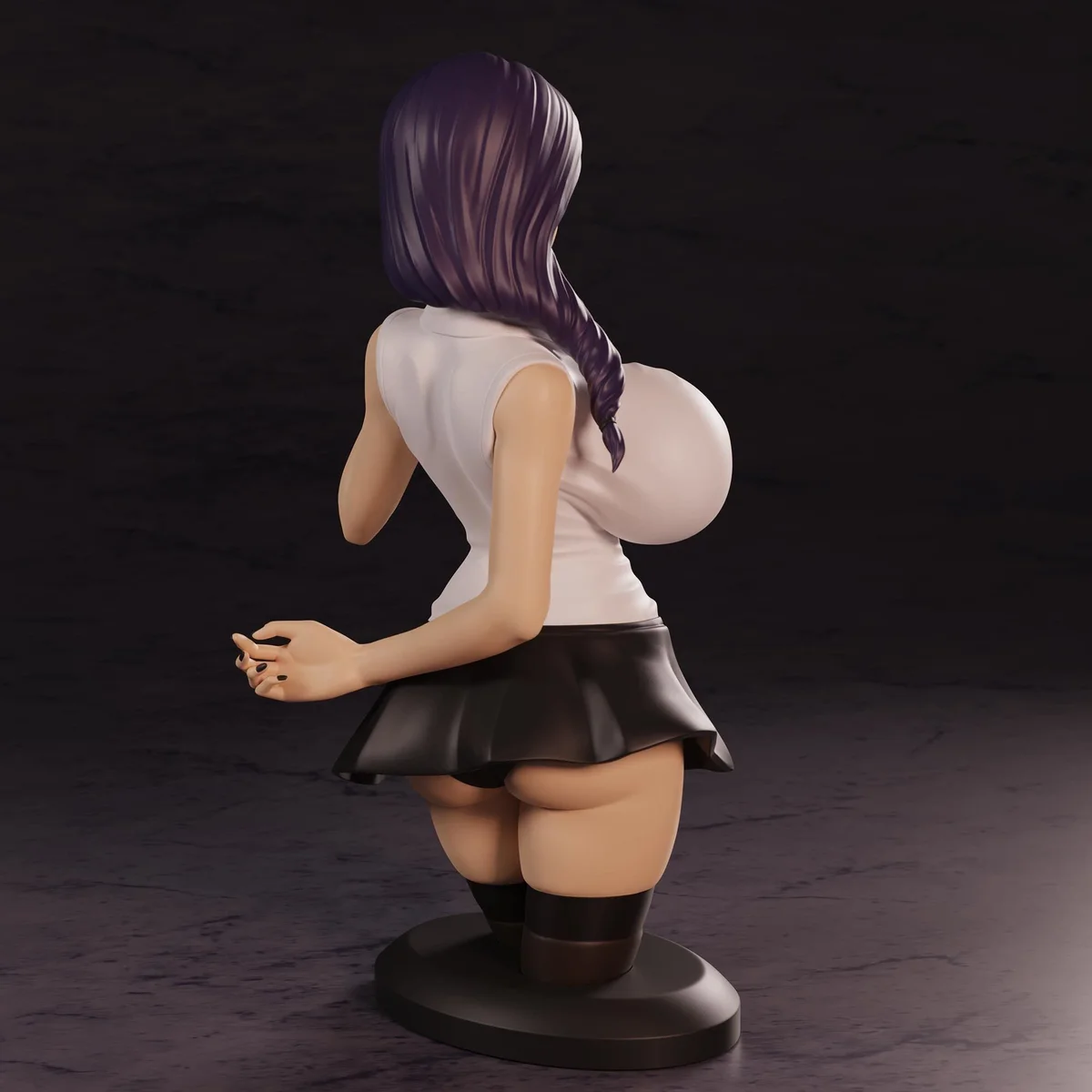 Office Lady | Fan Art | 3D Printed Resin Model Garage Kit | *Un-Painted* | Polybits 3