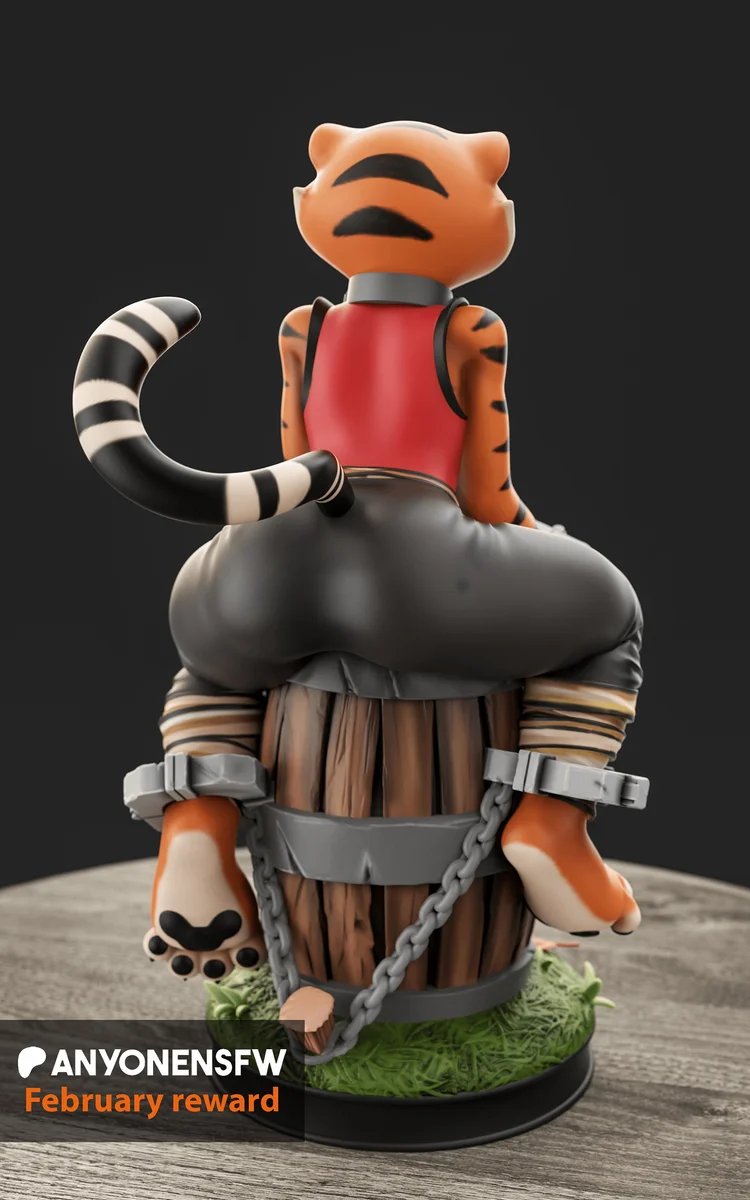 Tigress | Fan Art | 3D Printed Resin Model Garage Kit | *Un-Painted* | AnyoneNSFW 2