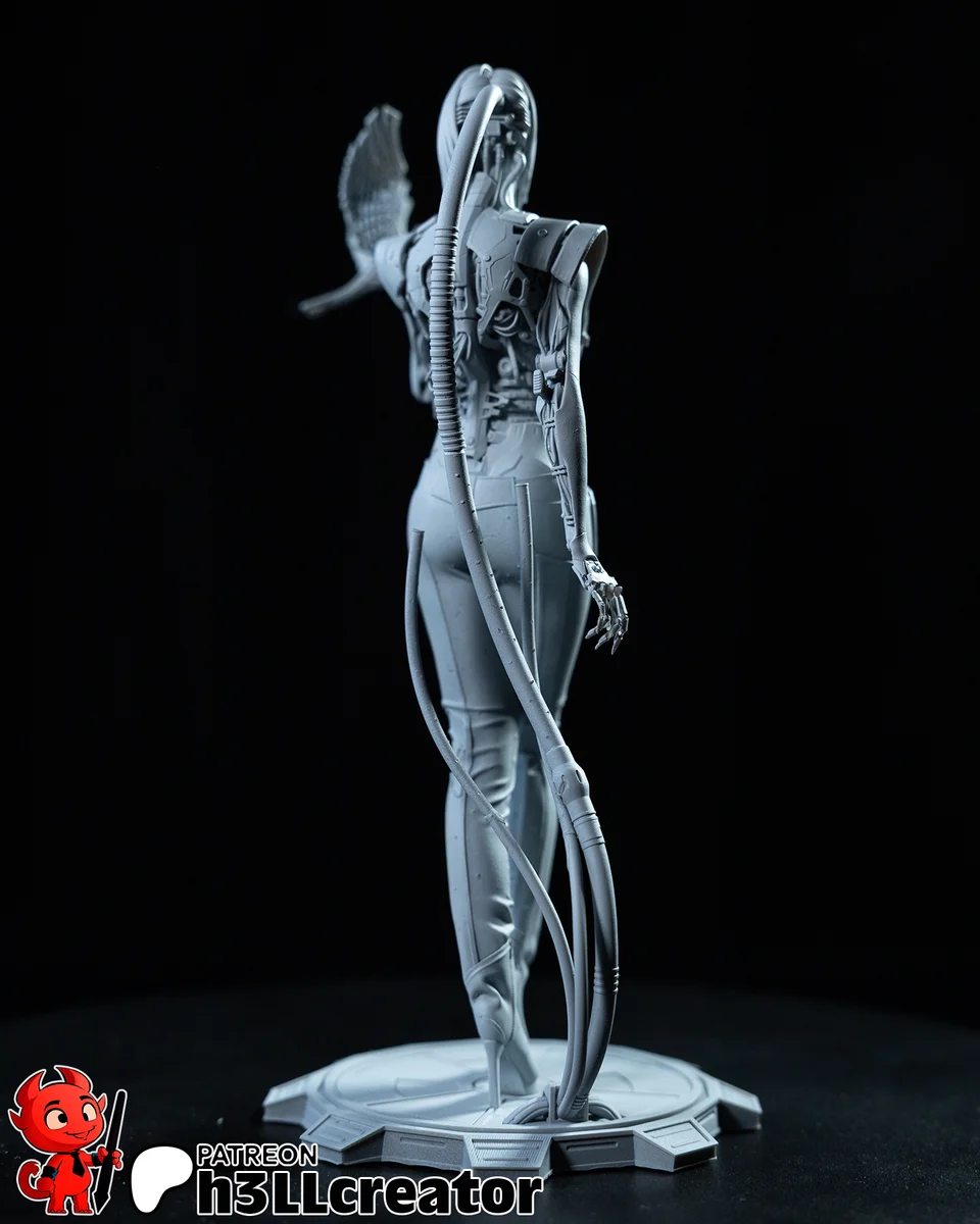 Songbird | Fan Art | 3D Printed Resin Model Garage Kit | *Un-Painted* | H3LL Creator 12