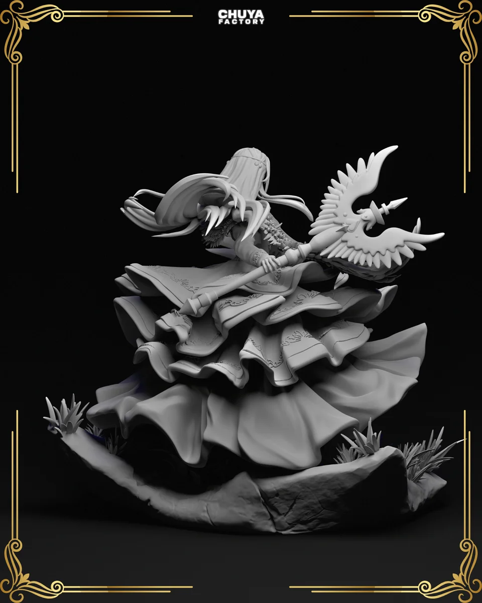 Edelgard von Hresvelg | Fan Art | 3D Printed Resin Model Garage Kit | *Un-Painted* | Chuya Factory 10
