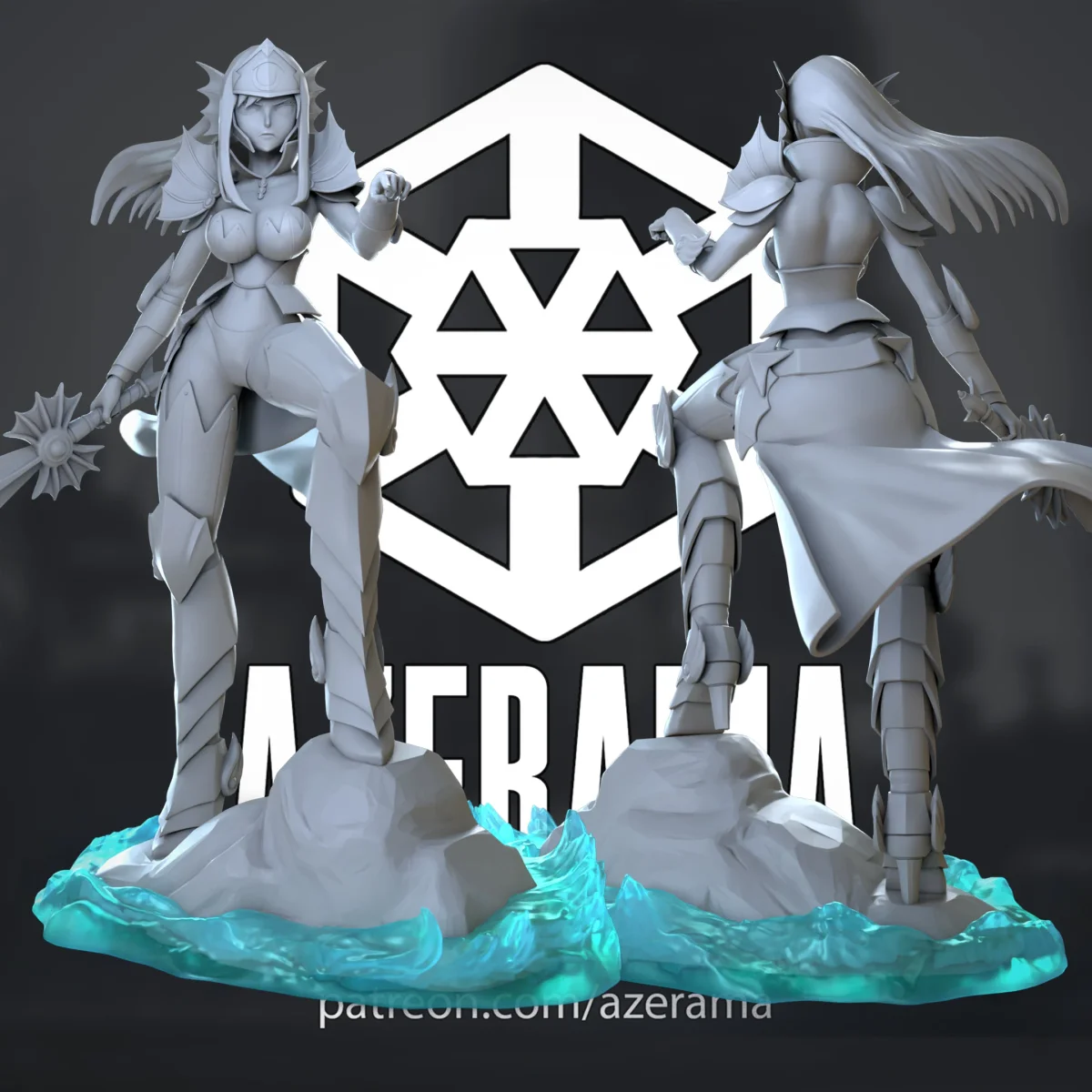 Sea Empress | Fan Art | 3D Printed Resin Model Garage Kit | *Un-Painted* | Azerama 3