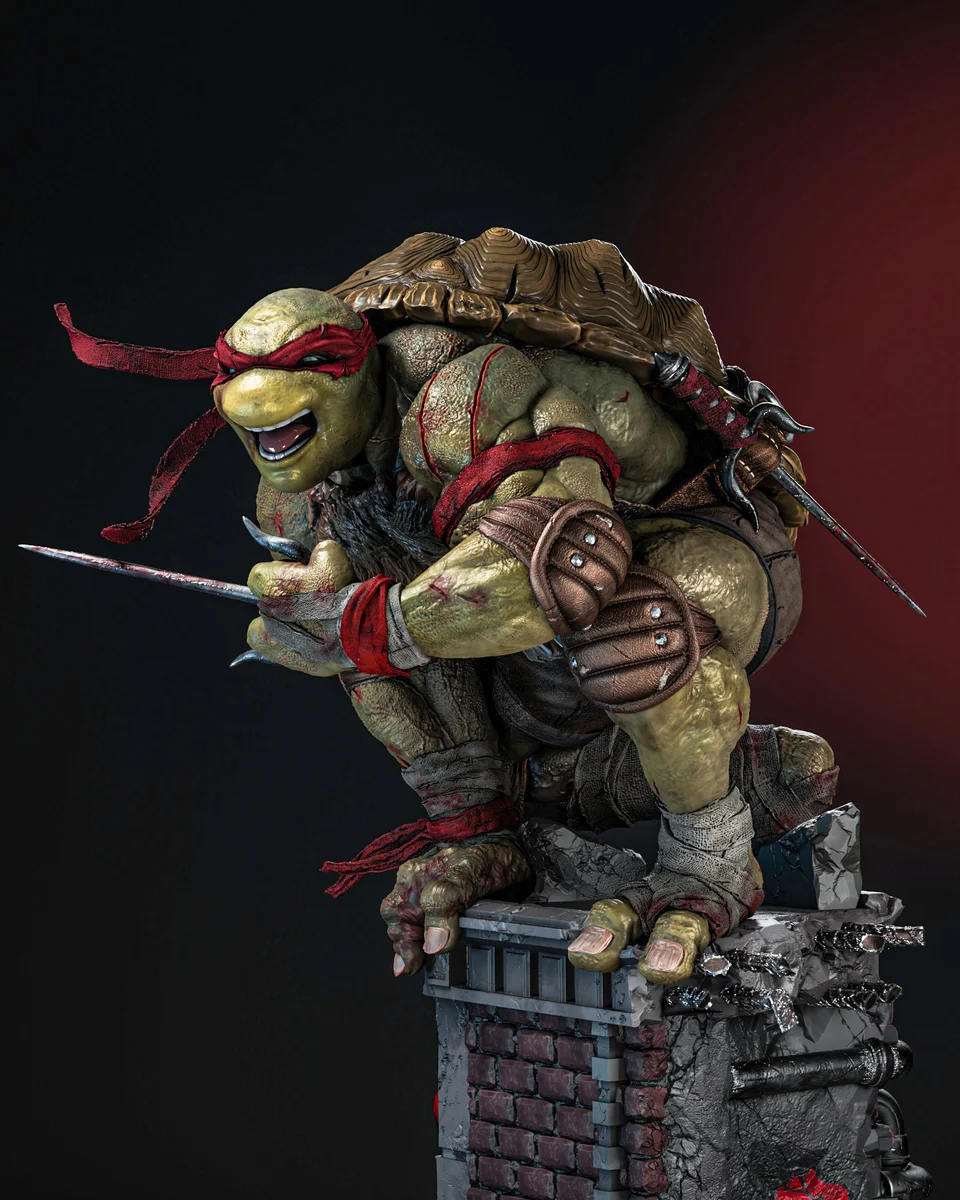 Raphael | Fan Art | 3D Printed Resin Model Garage Kit | *Un-Painted* | ZEZ Studio 8