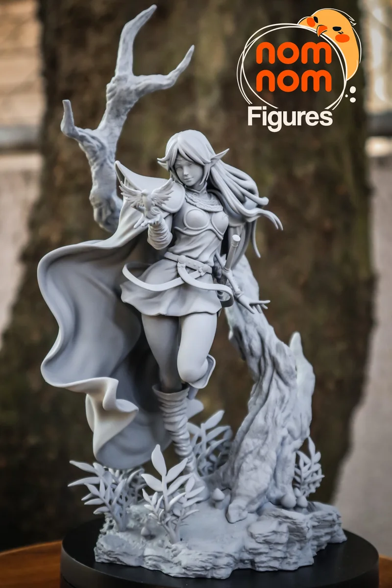 Deedlit | Fan Art | 3D Printed Resin Model Garage Kit | *Un-Painted* | Nomnom 8