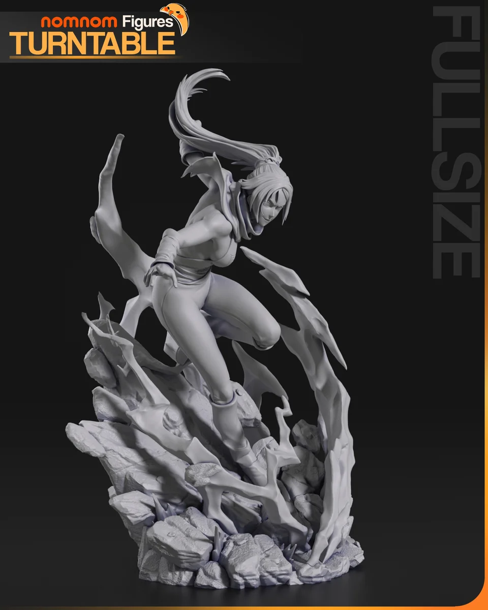 Yoruichi Shihoin | Fan Art | 3D Printed Resin Model Garage Kit | *Un-Painted* | Nomnom 13