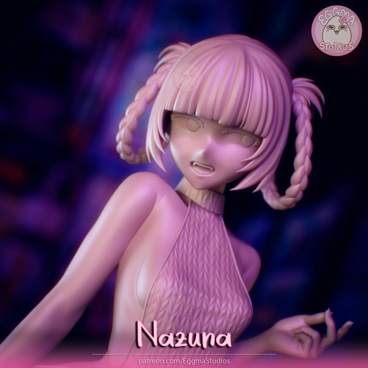 Nazuna | Fan Art | 3D Printed Resin Model Garage Kit | *Un-Painted* | EggmaStudios 7