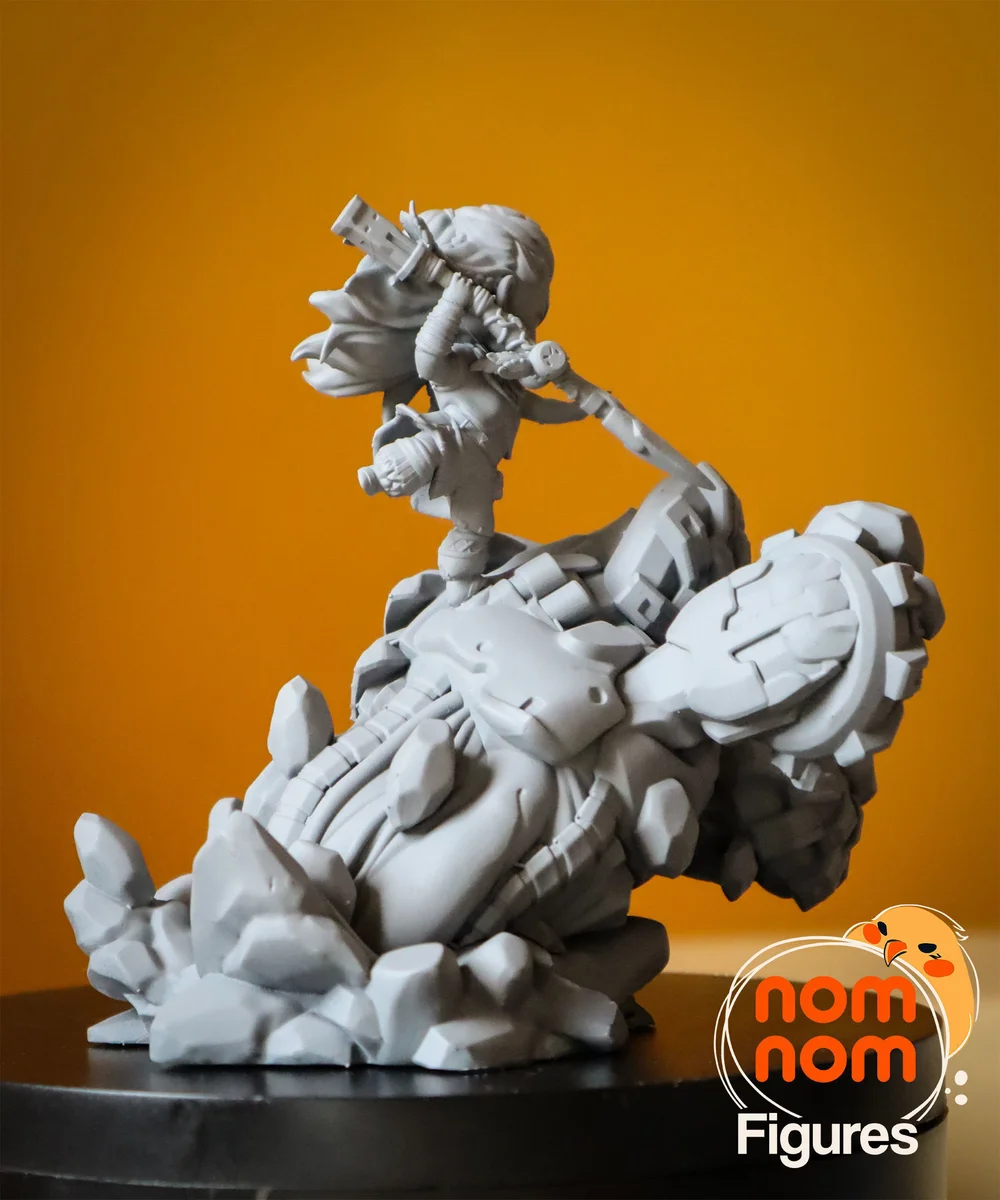 Chibi Aloy | Fan Art | 3D Printed Resin Model Garage Kit | *Un-Painted* | Nomnom 6
