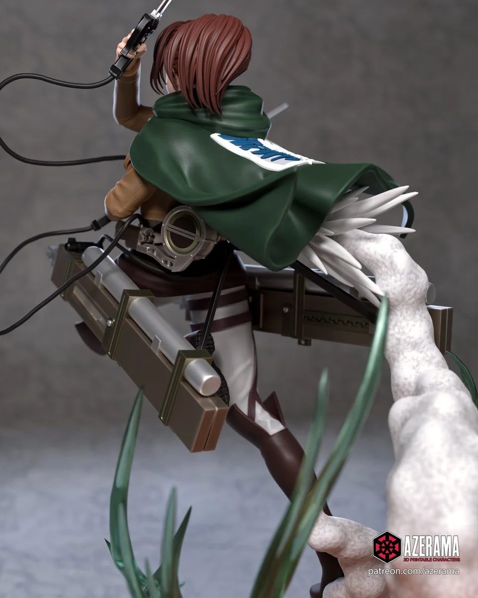 Survey Corps Soldier 2 | Fan Art | 3D Printed Resin Model Garage Kit | *Un-Painted* | Azerama 3
