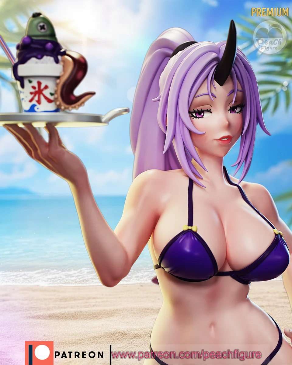Shion Tensura | Fan Art | 3D Printed Resin Model Garage Kit | *Un-Painted* | Peach Figure 5
