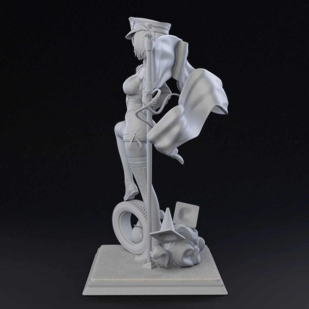 Baltimore | Fan Art | 3D Printed Resin Model Garage Kit | *Un-Painted* | Inari Figure 13