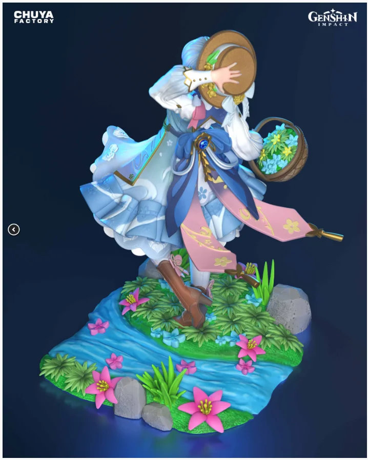 Kamisato Ayaka | Fan Art | 3D Printed Resin Model Garage Kit | *Un-Painted* | Chuya Factory 8