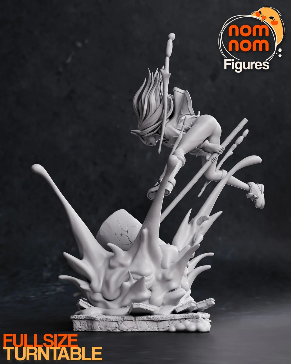 Power | Fan Art | 3D Printed Resin Model Garage Kit | *Un-Painted* | Nomnom 6