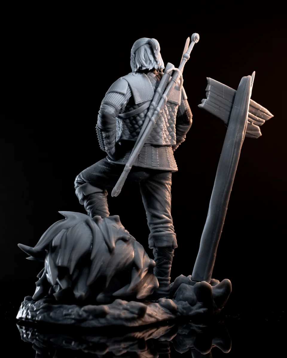Vesemir | Fan Art | 3D Printed Resin Model Garage Kit | *Un-Painted* | H3LL Creator 4