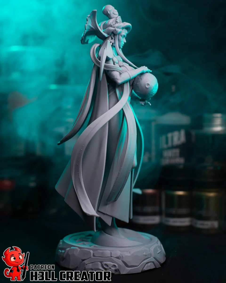 Nyx | Fan Art | 3D Printed Resin Model Garage Kit | *Un-Painted* | H3LL Creator 11
