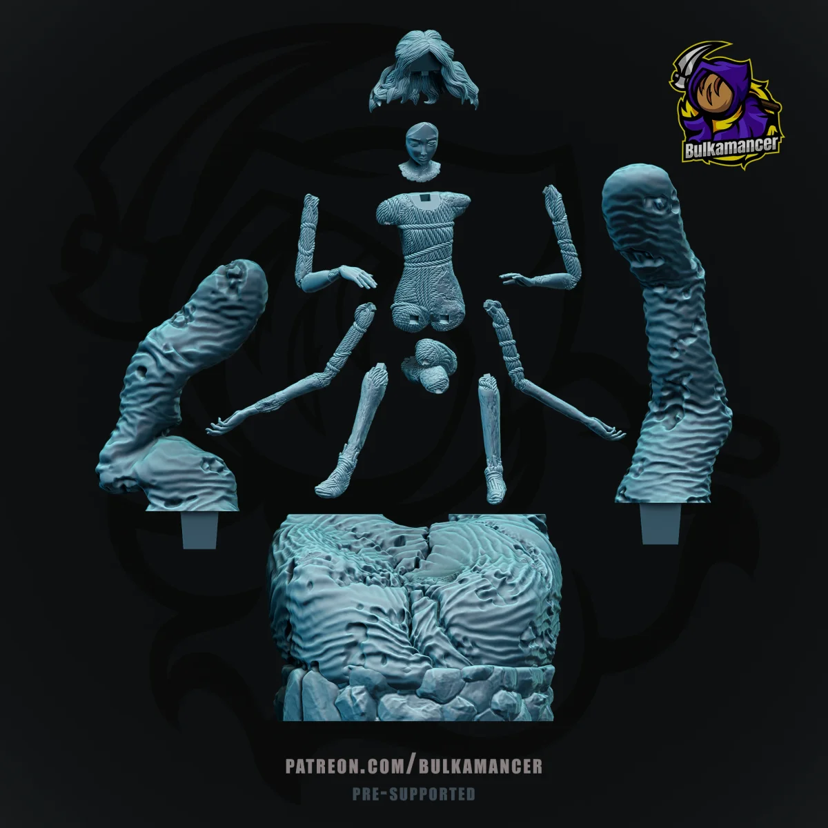 Ranni | Fan Art | 3D Printed Resin Model Garage Kit | *Un-Painted* | Bulkamancer 4