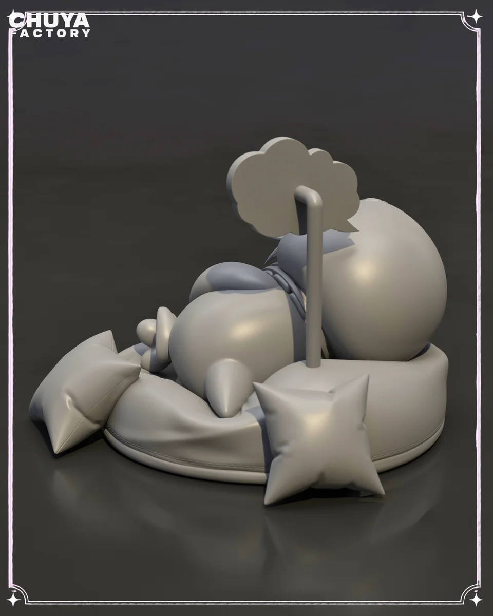 Chibi Gugu Gaga Penguin | Fan Art | 3D Printed Resin Model Garage Kit | *Un-Painted* | Chuya Factory 7
