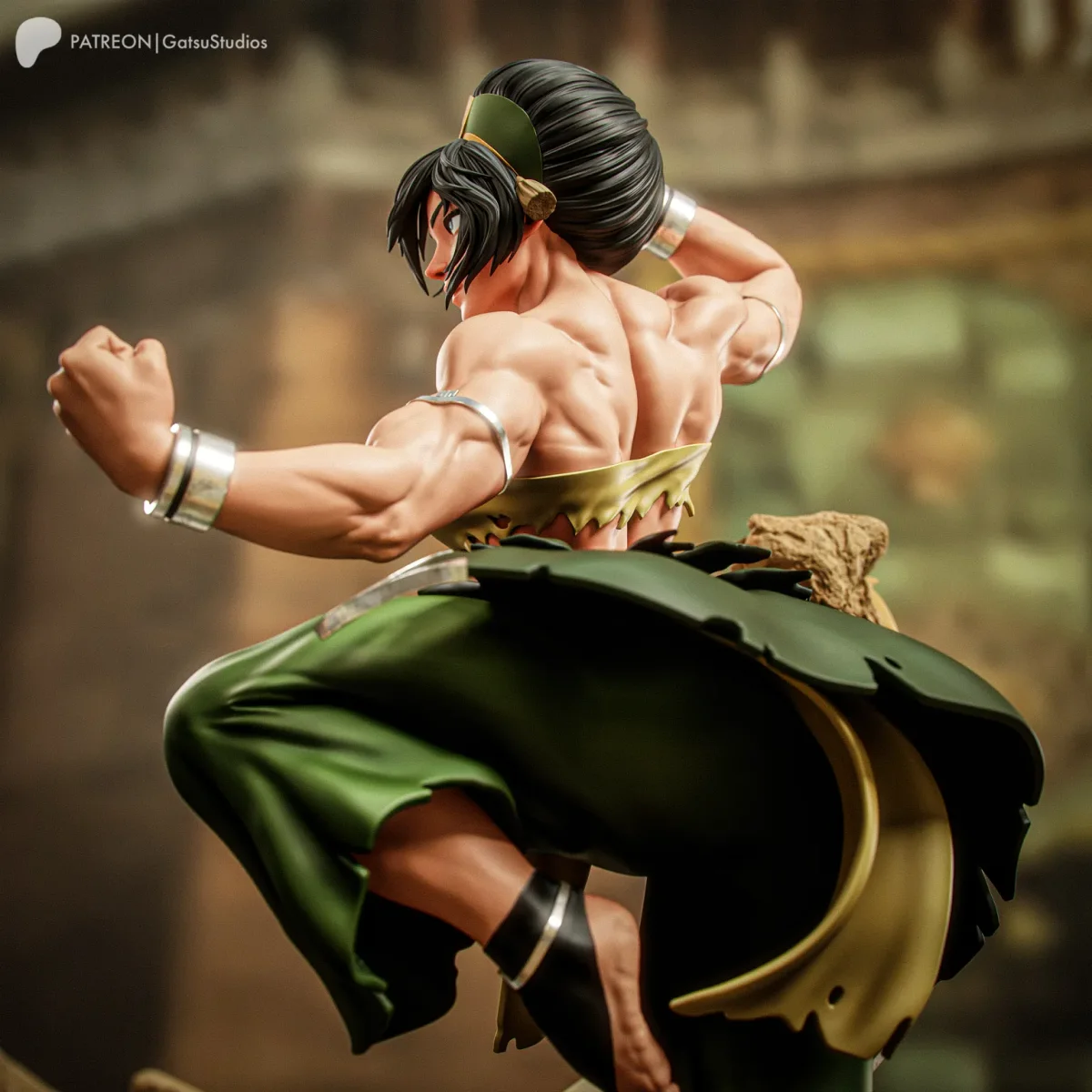 Toph Beifong | Fan Art | 3D Printed Resin Model Garage Kit | *Un-Painted* | Gatsu Studios 3