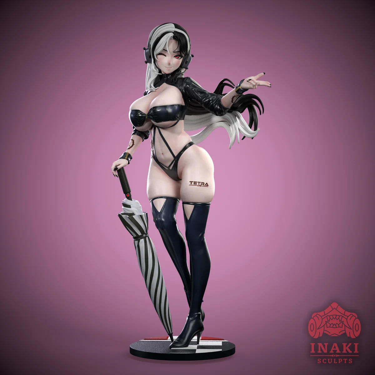Rosanna Race Queen | Fan Art | 3D Printed Resin Model Garage Kit | *Un-Painted* | Inaki Sculpts 5