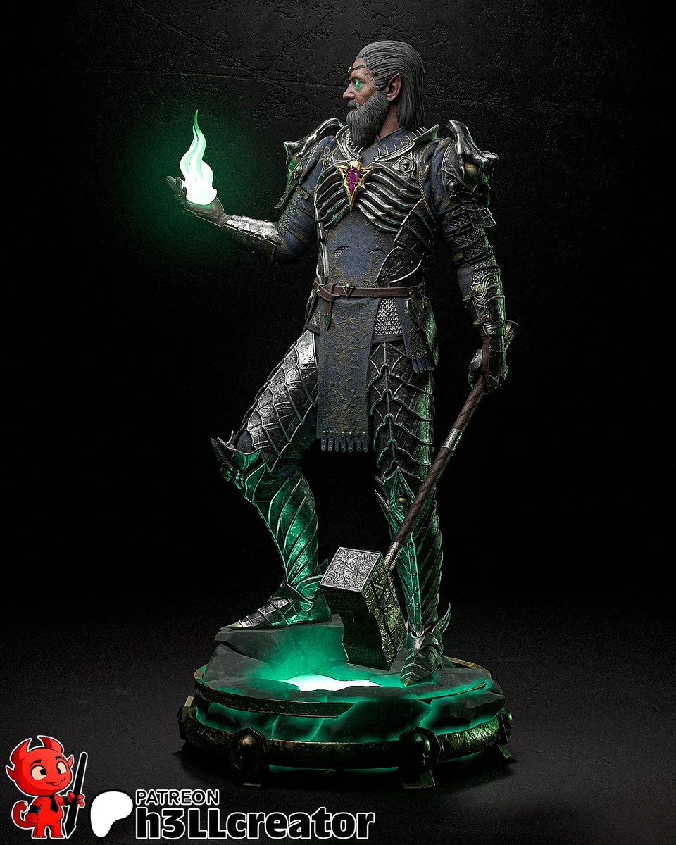 Ketheric Thorm | Fan Art | 3D Printed Resin Model Garage Kit | *Un-Painted* | H3LL Creator 3
