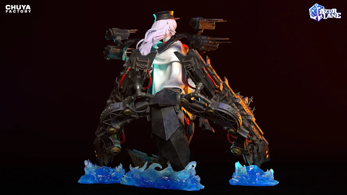 Graf Zeppelin | Fan Art | 3D Printed Resin Model Garage Kit | *Un-Painted* | Chuya Factory 4