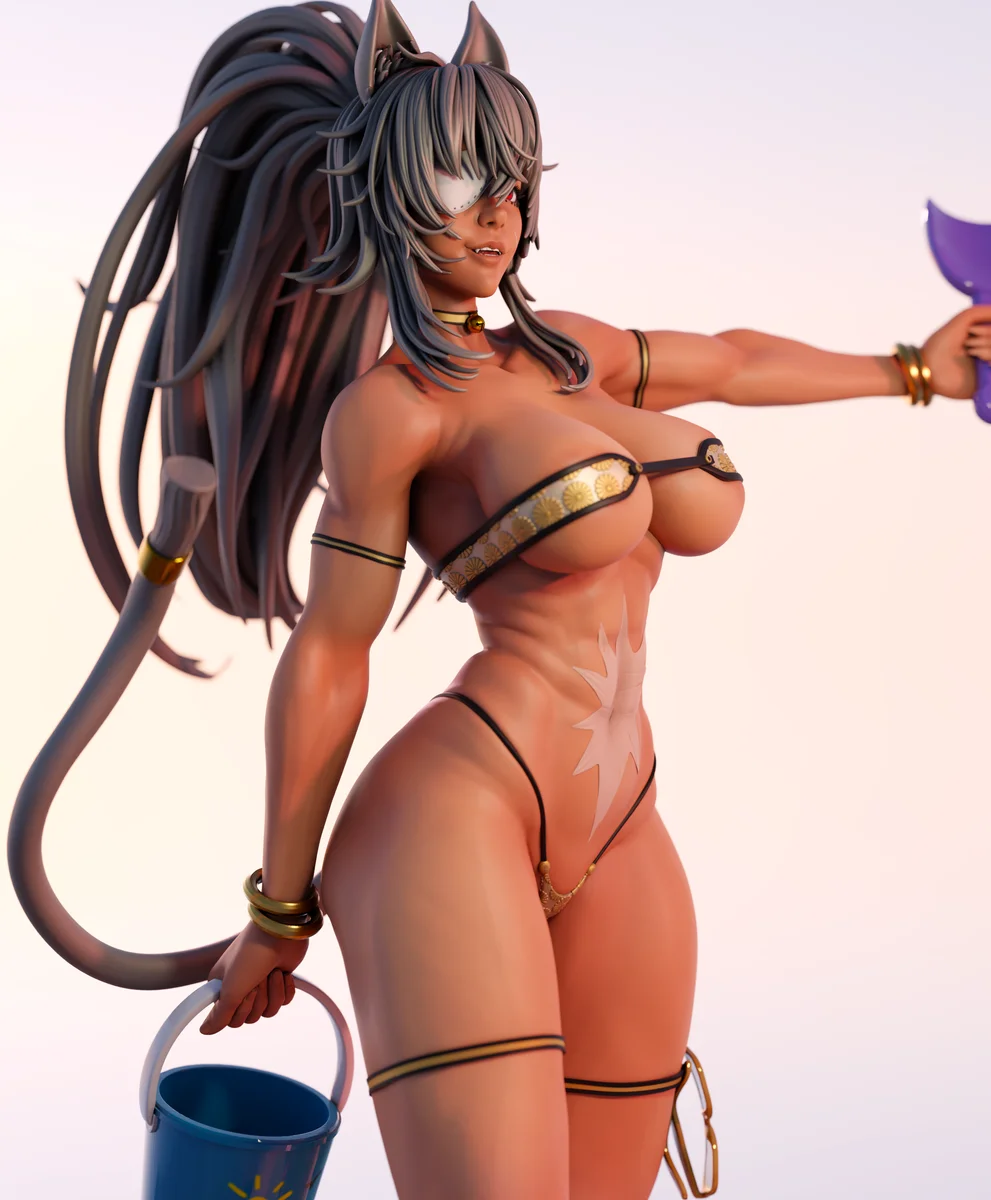 Ghislaine Dedoldia | Fan Art | 3D Printed Resin Model Garage Kit | *Un-Painted* | Momoji 12