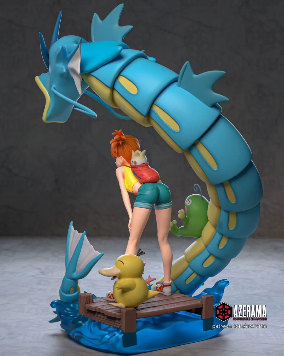 Misty | Fan Art | 3D Printed Resin Model Garage Kit | *Un-Painted* | Azerama 2