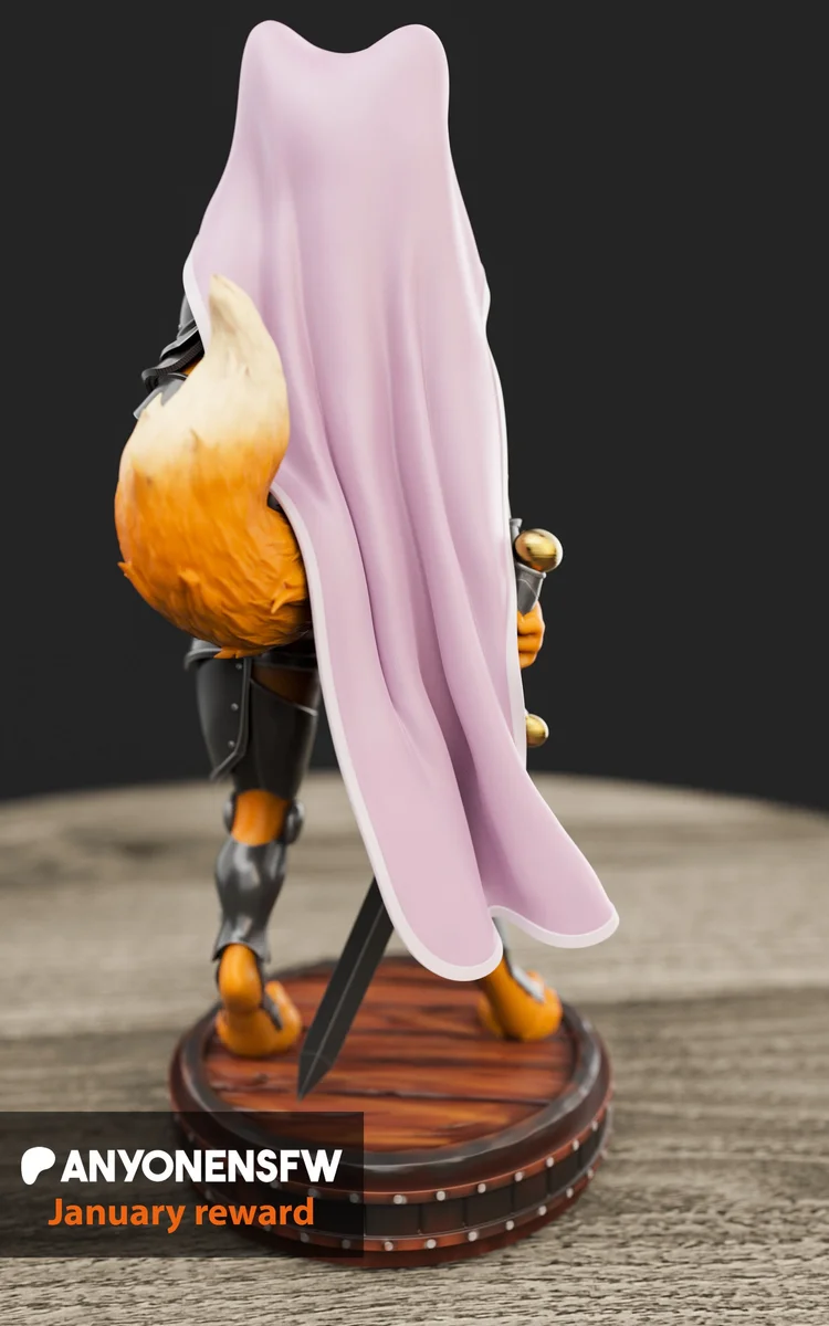 Maid Marian | Fan Art | 3D Printed Resin Model Garage Kit | *Un-Painted* | AnyoneNSFW 2