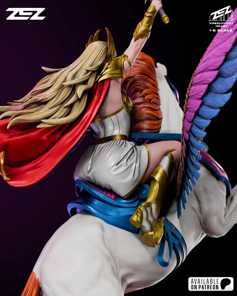 She-Ra | Fan Art | 3D Printed Resin Model Garage Kit | *Un-Painted* | ZEZ Studio 10