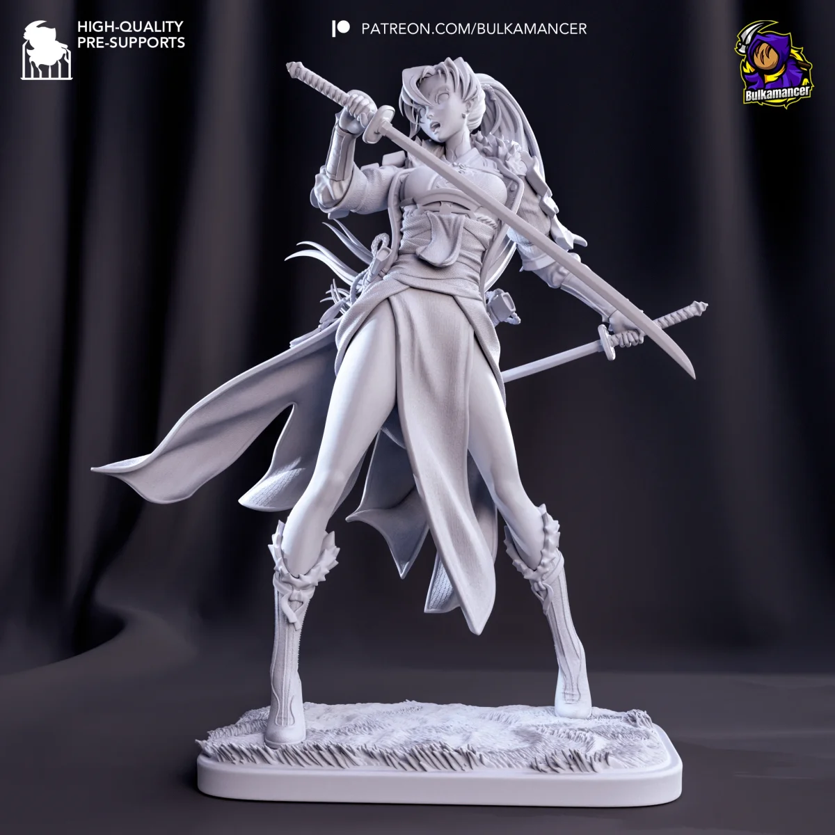 Lyn | Fan Art | 3D Printed Resin Model Garage Kit | *Un-Painted* | Bulkamancer 6