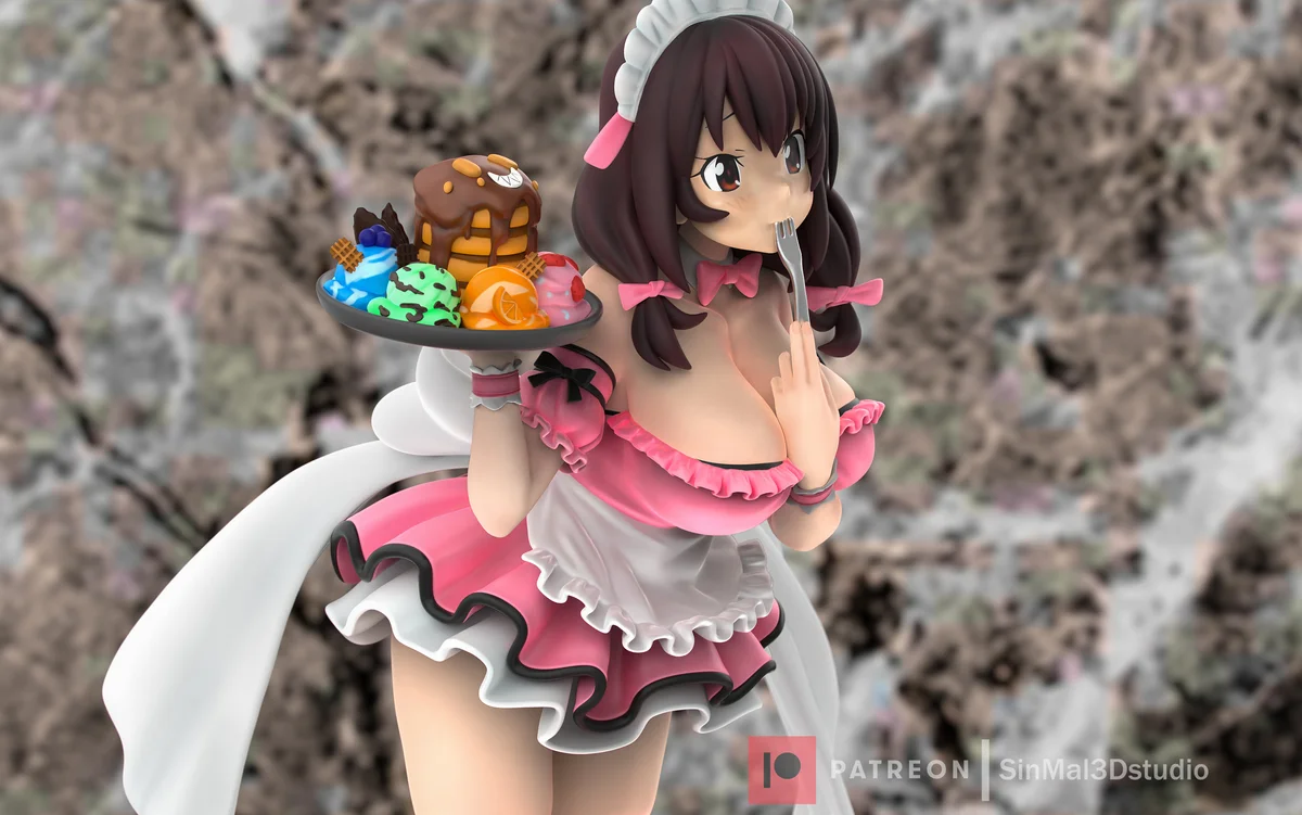 YunYun | Fan Art | 3D Printed Resin Model Garage Kit | *Un-Painted* | Sin3Dstudio 3