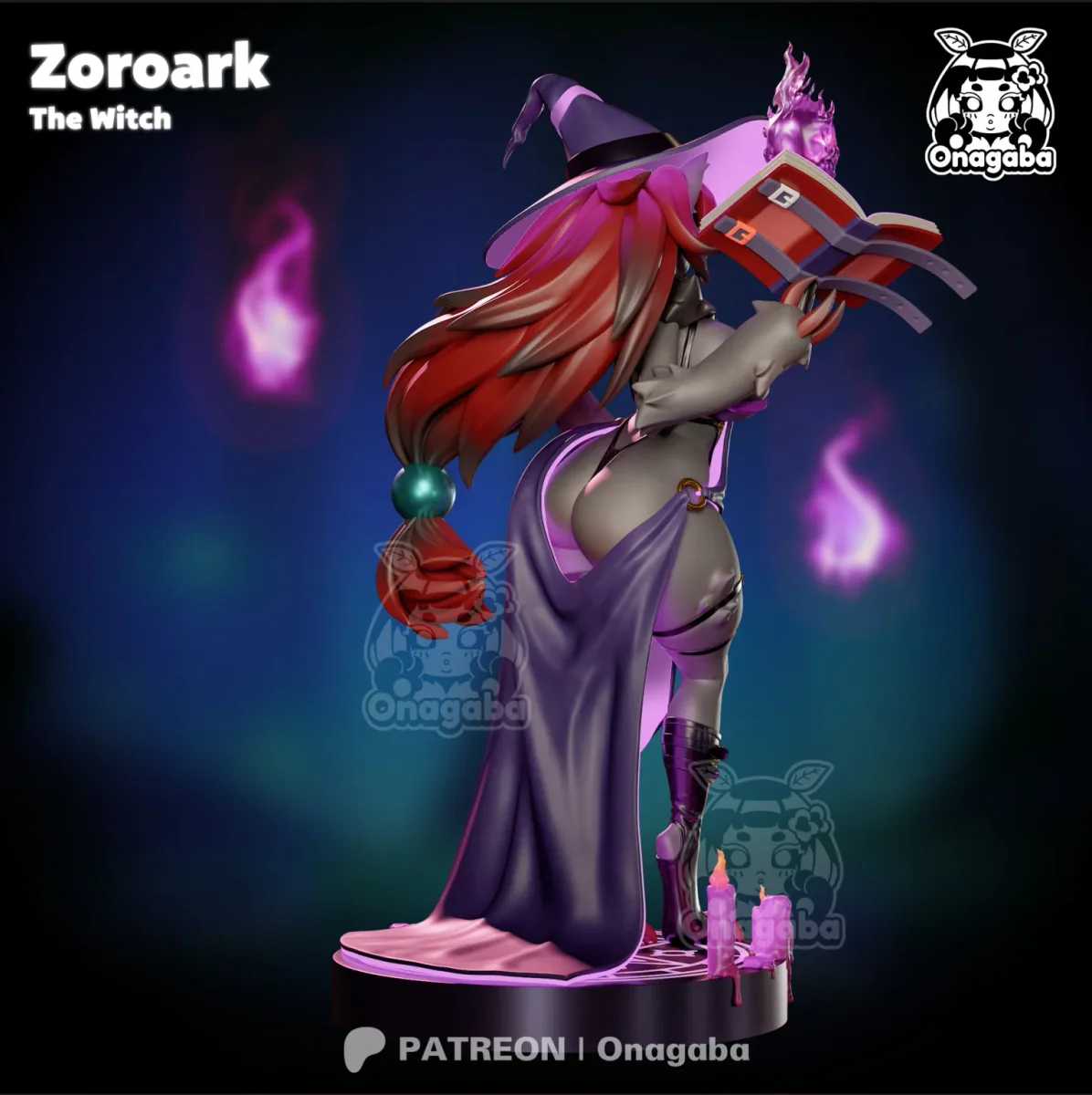 Zoroark | Fan Art | 3D Printed Resin Model Garage Kit | *Un-Painted* | ONAGABA 11