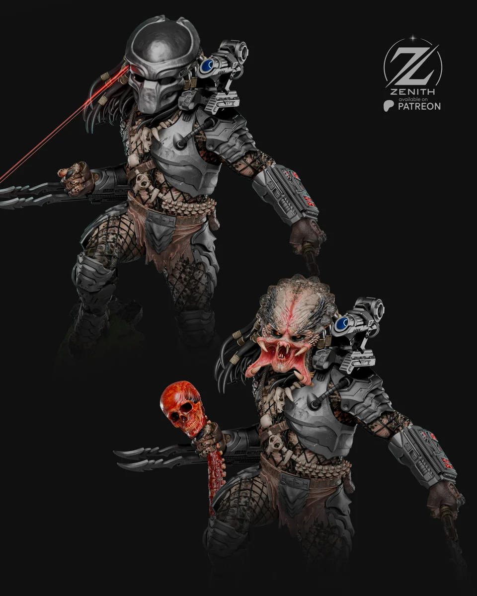 Predator | Fan Art | 3D Printed Resin Model Garage Kit | *Un-Painted* | Zenith Studios 3