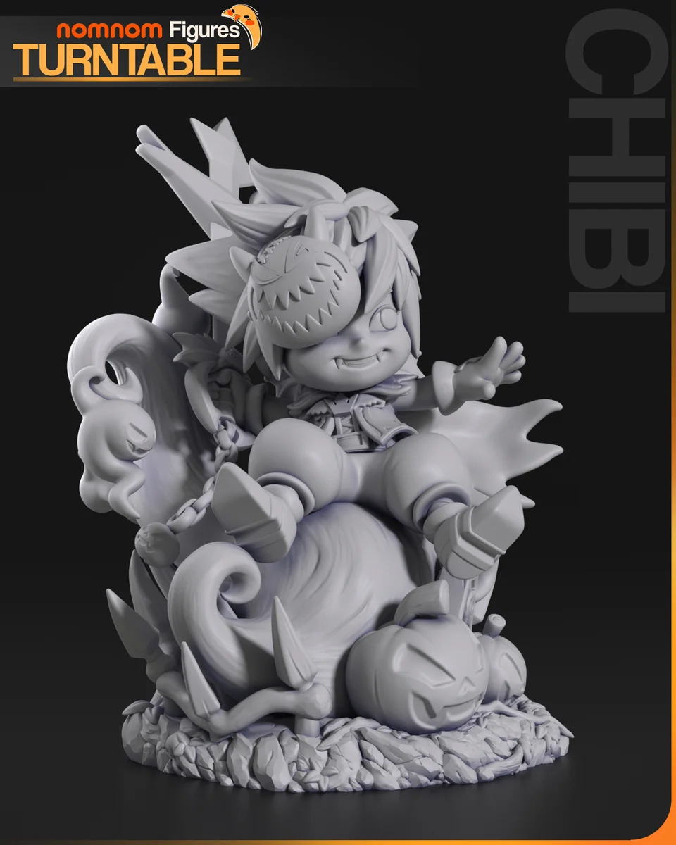 Chibi Sora (Halloween Town ver) | Fan Art | 3D Printed Resin Model Garage Kit | *Un-Painted* | Nomnom 5