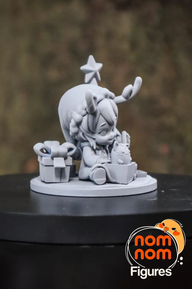 Chibi Nomi | Fan Art | 3D Printed Resin Model Garage Kit | *Un-Painted* | Nomnom 7