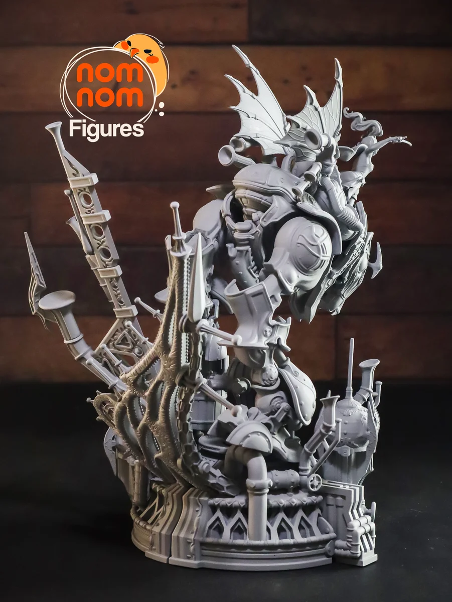 Terra with Magitek | Fan Art | 3D Printed Resin Model Garage Kit | *Un-Painted* | Nomnom 16