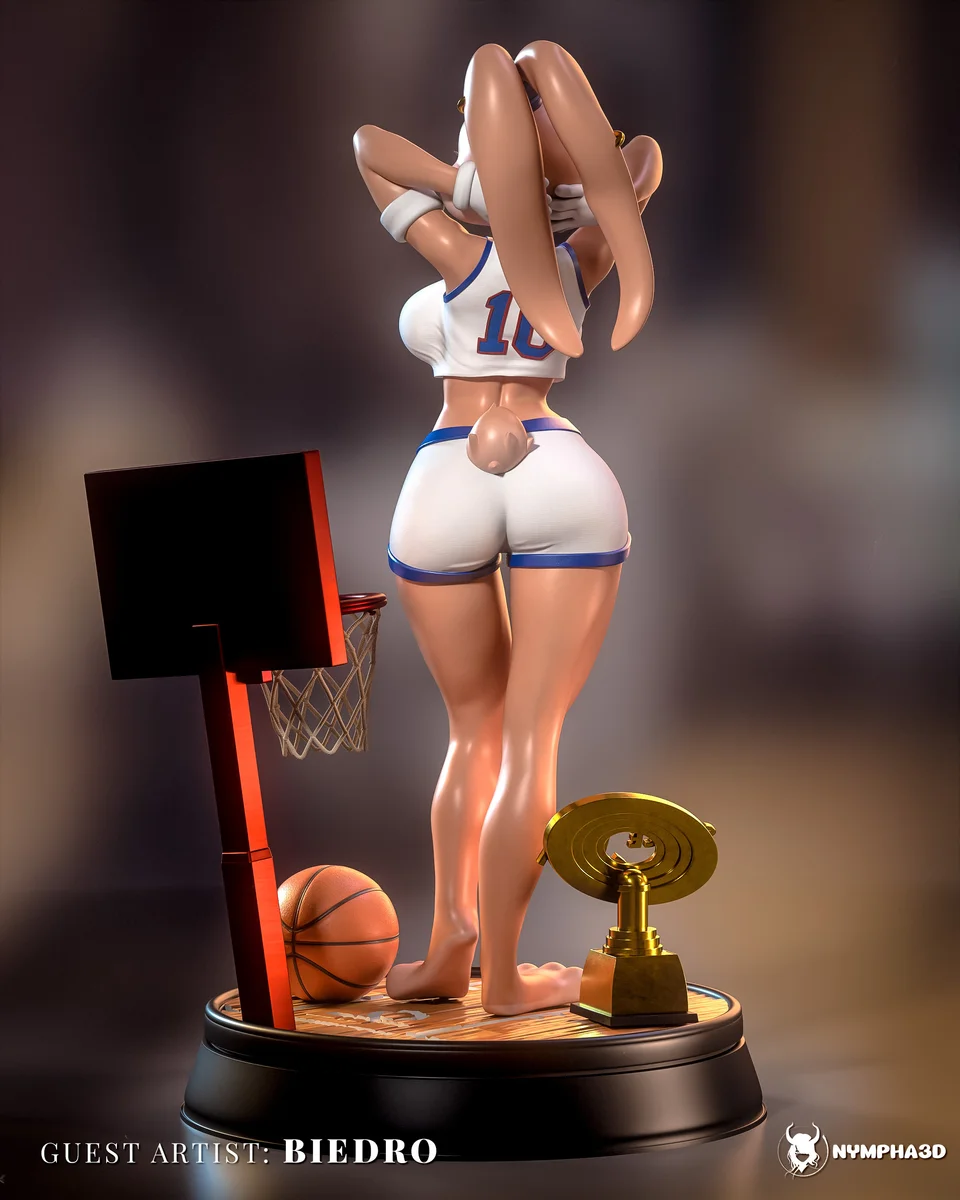Lola Bunny | Fan Art | 3D Printed Resin Model Garage Kit | *Un-Painted* | Nympha3D 4