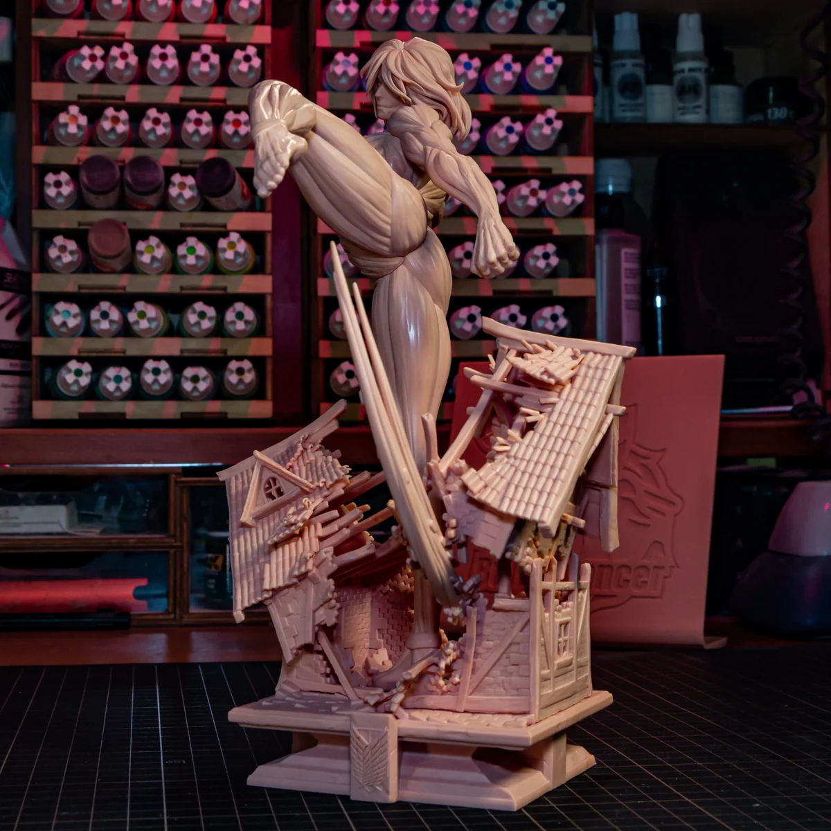 Female Titan | Fan Art | 3D Printed Resin Model Garage Kit | *Un-Painted* | Bulkamancer 25