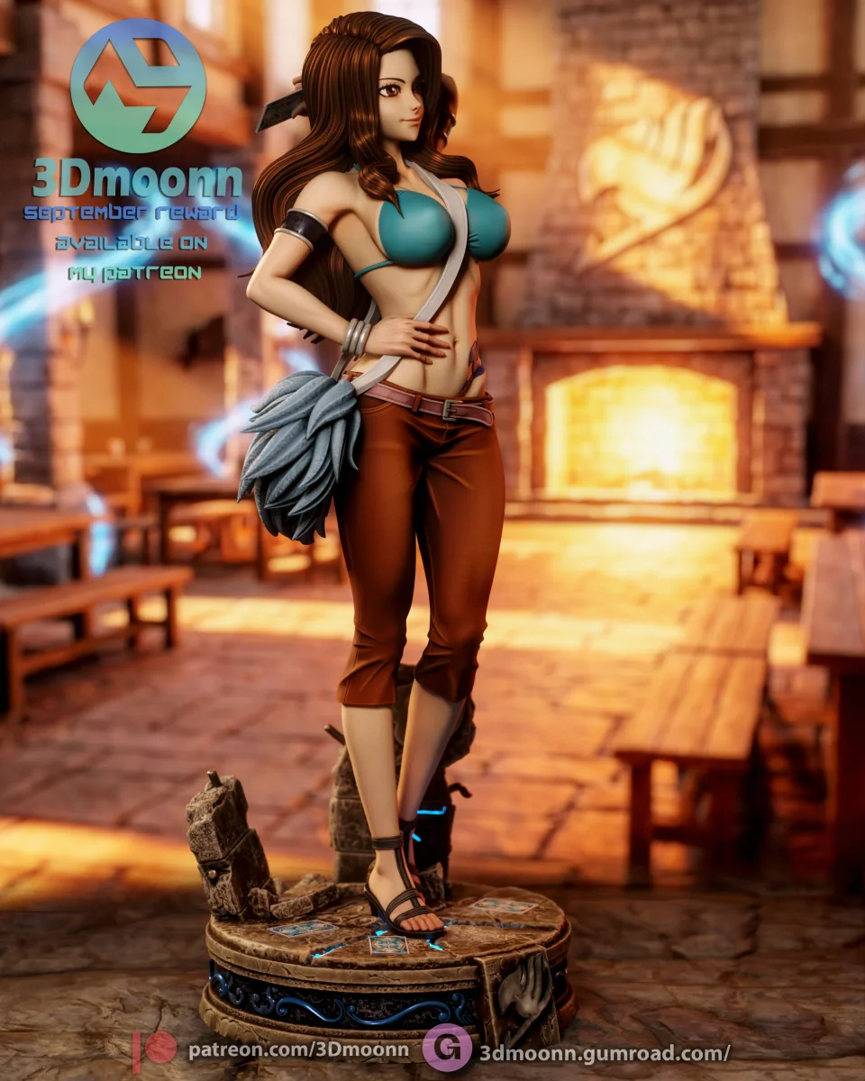 Cana Alberona | Fan Art | 3D Printed Resin Model Garage Kit | *Un-Painted* | 3DMoonn 4