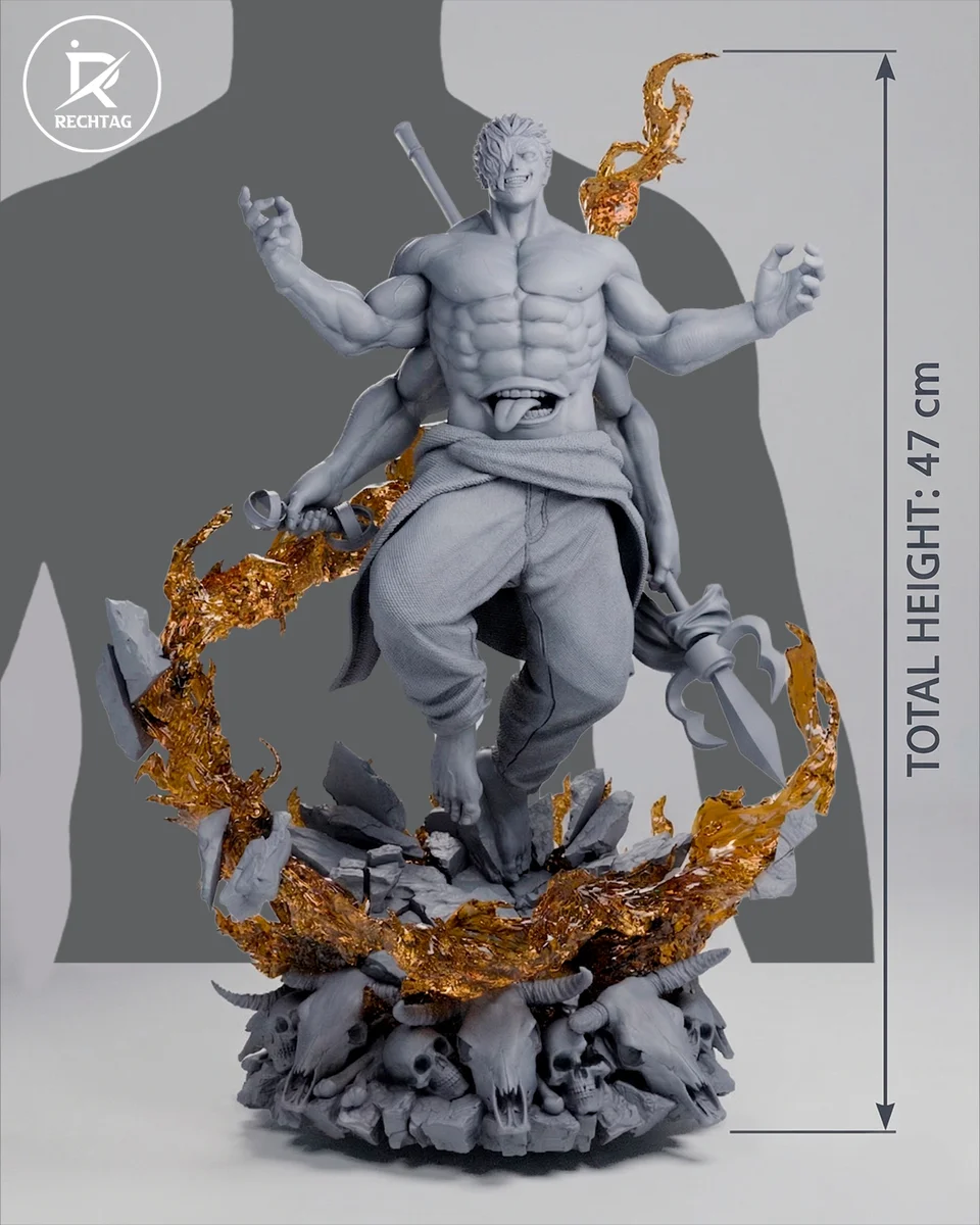 Ryomen Sukuna | Fan Art | 3D Printed Resin Model Garage Kit | *Un-Painted* | Rechtag 24