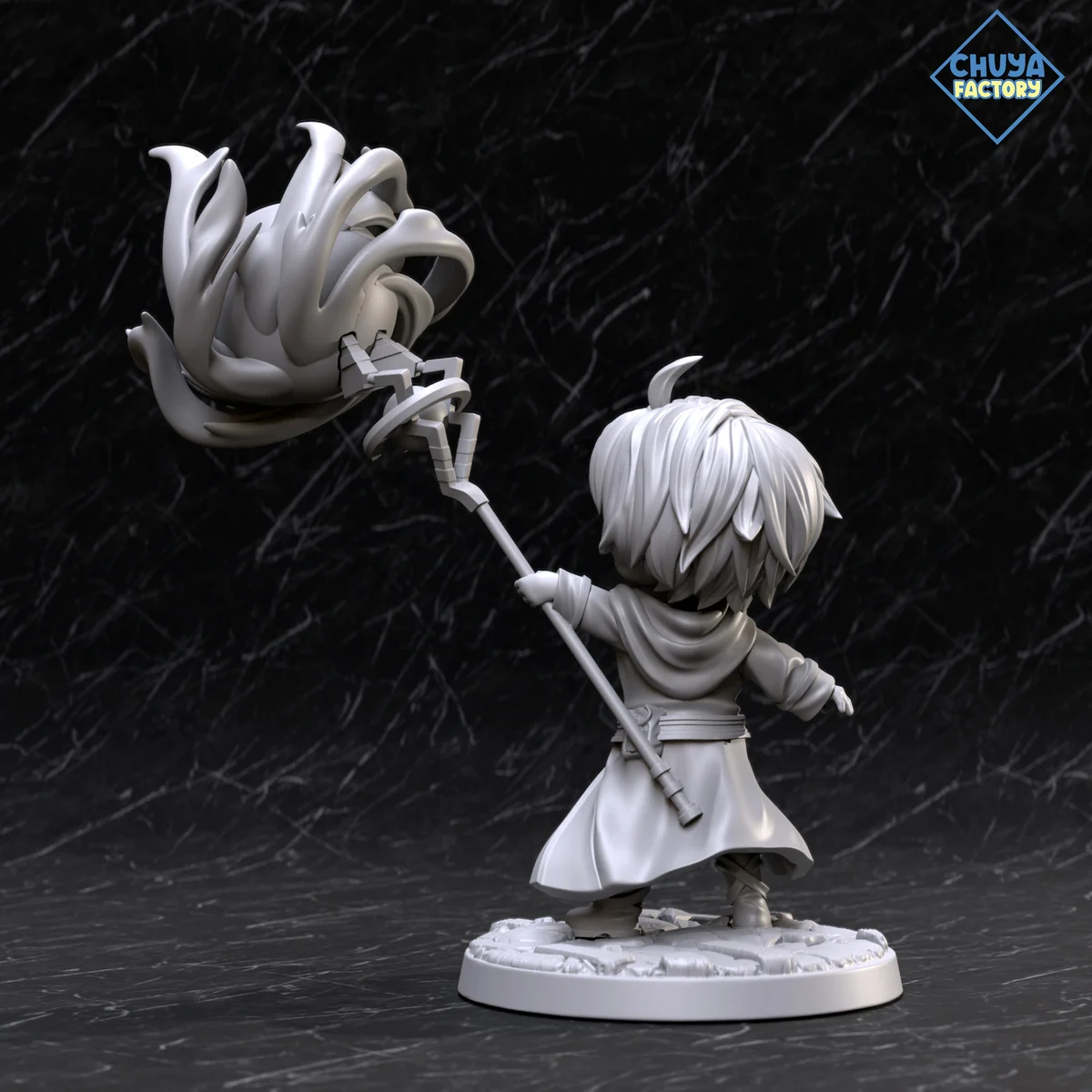 Chibi Rudeus Greyrat | Fan Art | 3D Printed Resin Model Garage Kit | *Un-Painted* | Chuya Factory 7