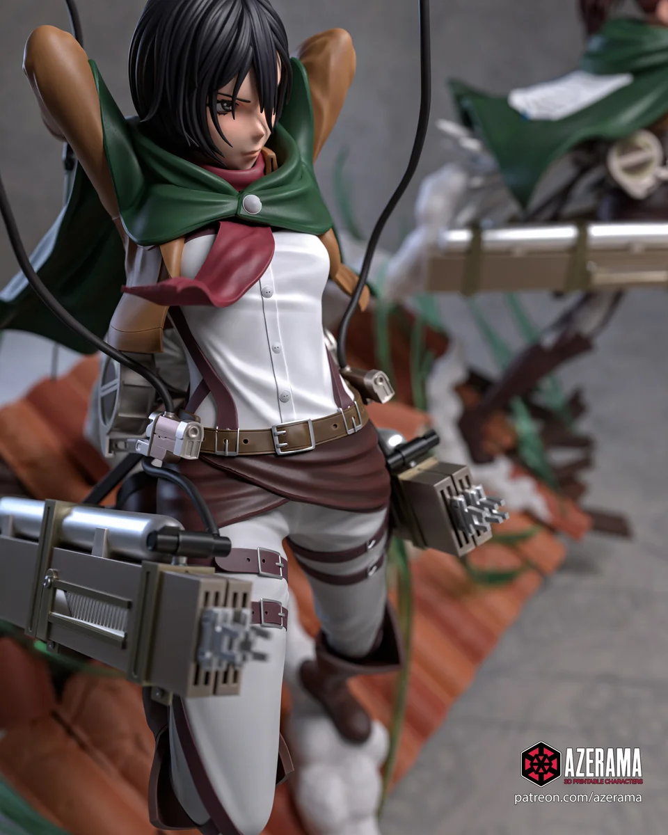 Survey Corps Soldier 1 | Fan Art | 3D Printed Resin Model Garage Kit | *Un-Painted* | Azerama 3