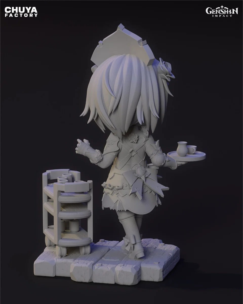 Chibi Noelle | Fan Art | 3D Printed Resin Model Garage Kit | *Un-Painted* | Chuya Factory 12